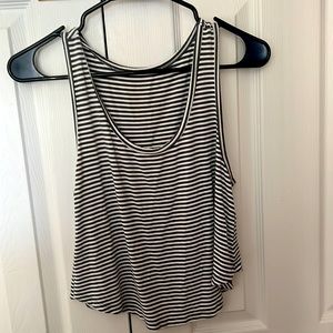 Striped crop top